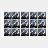 Prachtige Arctic Fox Labels (Vel)