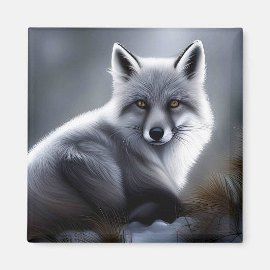 Prachtige Arctic Fox Magneet (Voorkant)