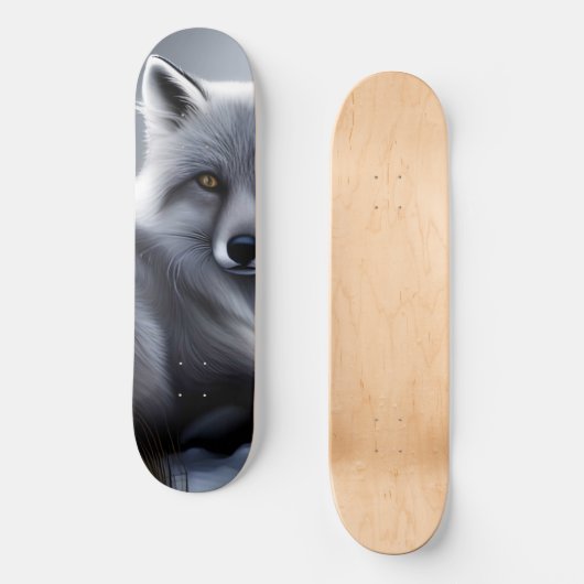Prachtige Arctic Fox Persoonlijk Skateboard (Voorkant)
