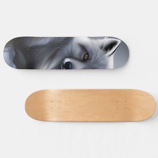 Prachtige Arctic Fox Persoonlijk Skateboard (Horizontaal)