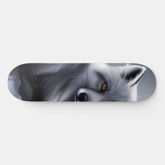 Prachtige Arctic Fox Persoonlijk Skateboard (Horizontaal)
