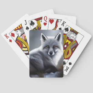 Prachtige Arctic Fox Pokerkaarten