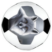 Prachtige Arctic Fox Voetbal (Gedraaid)