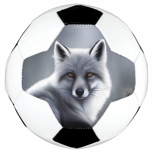 Prachtige Arctic Fox Voetbal (Voorkant)