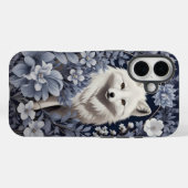Prachtige Arctic Fox William Morris geïnspireerd Case-Mate iPhone Case (Achterkant (horizontaal))