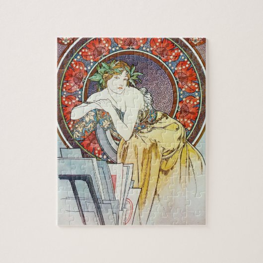 Prachtige  art nouveau legpuzzel (Verticaal)