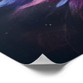 Prachtige Aster Blossom Poster (Hoek)