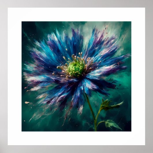 Prachtige Aster Blossom Poster (Voorkant)