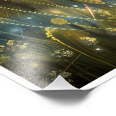 Prachtige astrologie Zodiac Geboorteteken Foto Afdruk (Hoek)