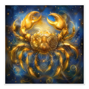 Prachtige astrologie Zodiac Geboorteteken Foto Afdruk