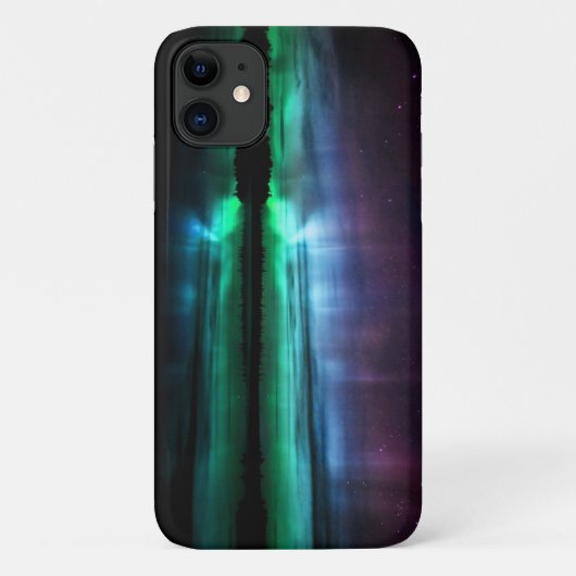 Prachtige Aurora Borealis iPhone Case (Achterkant)