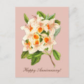 Prachtige azalea, jubileum briefkaart (Voorkant)