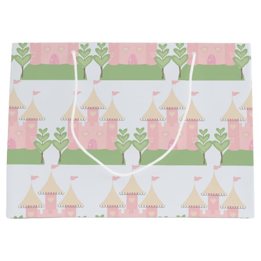 Prachtige Baby-cadeautjes of beeldschermen met dou Large Cadeautasje (Voorkant)