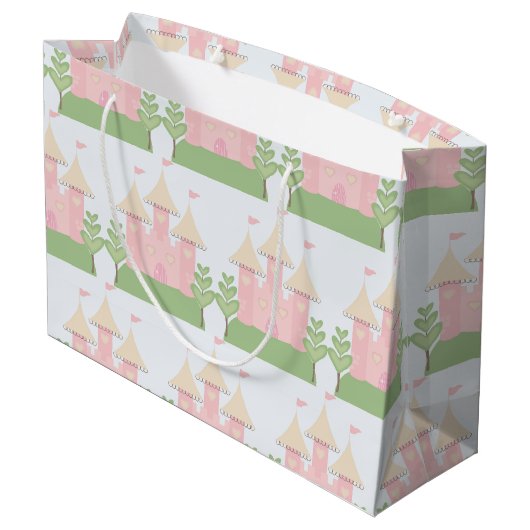 Prachtige Baby-cadeautjes of beeldschermen met dou Large Cadeautasje (Achterkant Gekanteld)