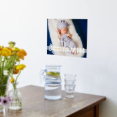 Prachtige Baby met naamfoto's Folie Afdrukken (Laag (Keuken))