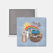 Prachtige Baby Noah’s Ark Magneet (Voorkant / Achterkant)