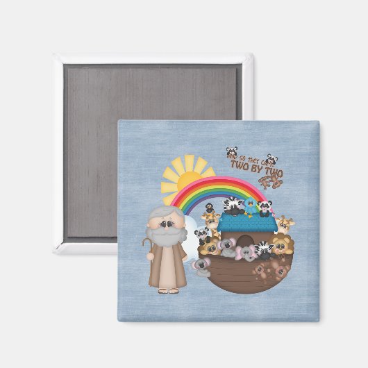 Prachtige Baby Noah’s Ark Magneet (Voorkant / Achterkant)