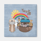 Prachtige Baby Noah’s Ark Magneet (Voorkant)