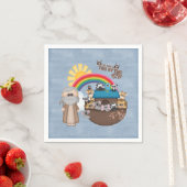 Prachtige Baby Noah’s Ark Servetten (Insitu)