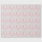 Prachtige Baby olifant in roze Cadeaupapier (Vlak)