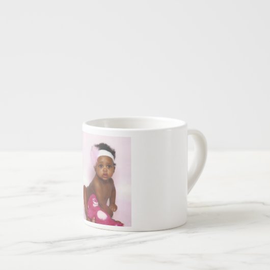 prachtige baby op mok (Voorkant rechts)