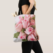 Prachtige Baby Roze Bunch van Rozen Tote Bag