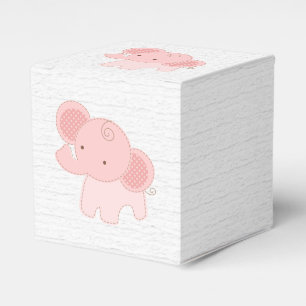 Prachtige Baby Roze Elephant Bedankdoosjes