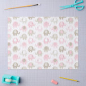 Prachtige Baby Roze Elephant Tissuepapier (Craft)