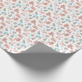 Prachtige Baby showers voor Waterverf Cadeaupapier (Hoek)