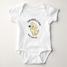 Prachtige babybroer bijpassende outfit voor broer  romper