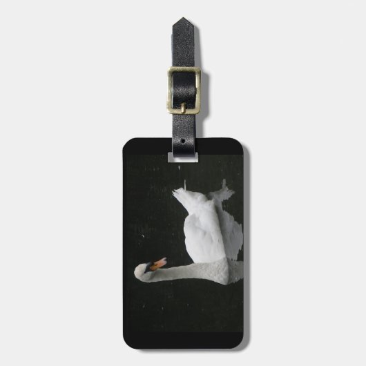 Prachtige Bagagelabel voor White Swan (Voorkant verticaal)