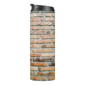 Prachtige bakstenen oude klassieke kastanje, aarde thermosbeker (Geroteerd rechts)