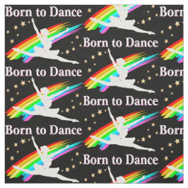 Prachtige Ballerina en Dancer Rainbow Fabric Stof