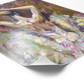 prachtige Ballerina Painting Acrylgift Foto Afdruk (Hoek)