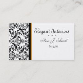 Prachtige  Baroque Deluxe Damask Designer Visitekaartje