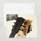 Prachtige basgitaar briefkaart (Voorkant / Achterkant)