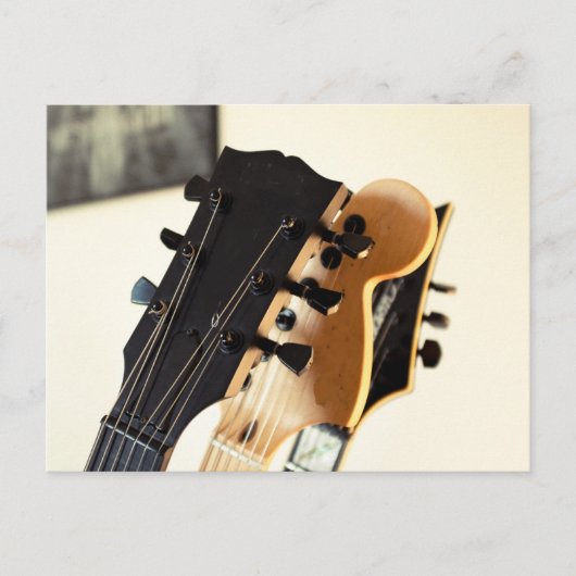 Prachtige basgitaar briefkaart (Voorkant)