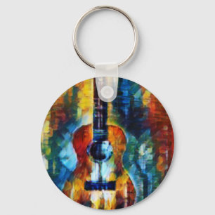 Prachtige basgitaar sleutelhanger