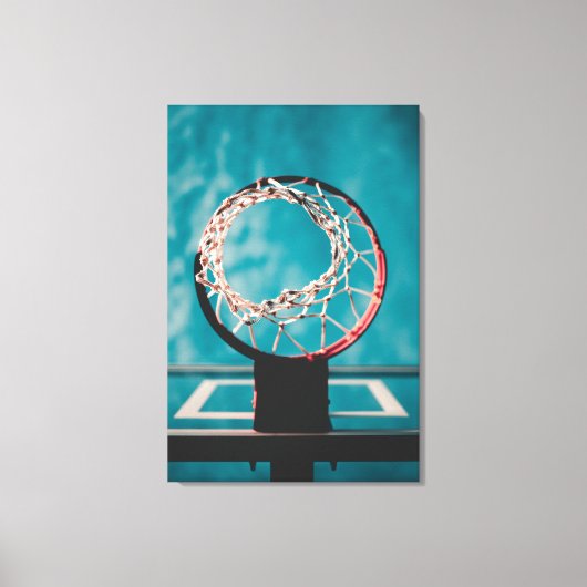 Prachtige Basketball Artwork Canvas Afdruk (Voorkant)