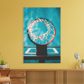 Prachtige Basketball Artwork Canvas Afdruk (Insitu (Woonkamer))