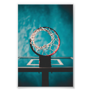 Prachtige Basketball Artwork Foto Afdruk