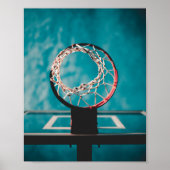 Prachtige Basketball Artwork Poster (Voorkant)