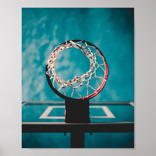 Prachtige Basketball Artwork Poster (Voorkant)