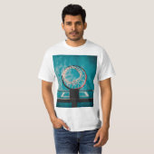 Prachtige Basketball Artwork T-shirt (Voorkant volledig)