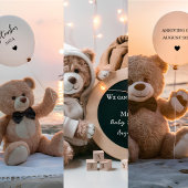 Prachtige Beach Side beer zwangerschapsaankondigin Kaart