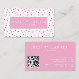 Prachtige Beauty Lashes Alle Professions QR-code Visitekaartje