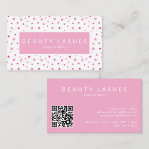 Prachtige Beauty Lashes Alle Professions QR-code Visitekaartje