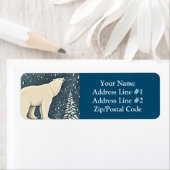 Prachtige Beer van kunstpolen Etiket (Insitu)