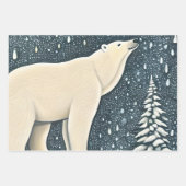 Prachtige Beer van kunstpolen Inpakpapier Vel (Voorkant 2)