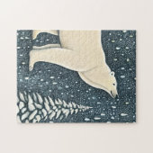 Prachtige Beer van kunstpolen Legpuzzel (Horizontaal)